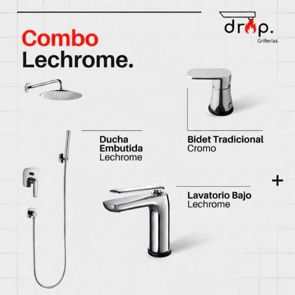 Combo Baño Completo Lechrome