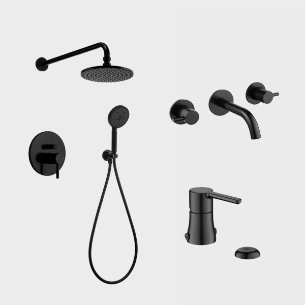 Combo Baño Completo Frei Black